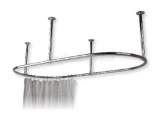 Myson Pecos Cr5 60 Inch X28 Inch Curtain Rail In Chrome Plated Cr5c1