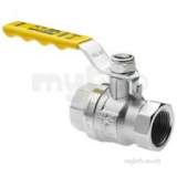 Pegler Pb500 Bspt Brass Ball Vlv Red 100 242111
