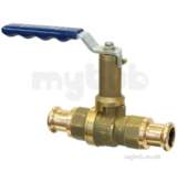 Pegler Ps550el Press Dzr Ball Valve 15