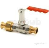 Pegler Psu500el Press Brass Ball Vlve 15
