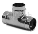 YORKS YP24 CHROME PLATED 28MM C/PLATE EQUAL TEE