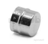 YP61CP 28 COMM CHROME STOP END 08685