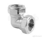 Pegler Yorkshire Kuterlite 915cp Chrome Plated 35mm Elbow