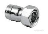 YORKS YP62 CHROME PLATED 22MM C/P STR TAP CONNECTOR