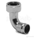 Yorks Yp63cp Chrome Plated 15mm X 1/2 Inch Bent Tap Conn