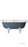 IDEAL STANDARD PERGOLA E5661 NO TAP HOLES ROLL TOP BATH WHITE