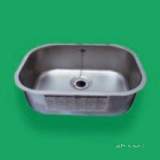 PLAND 305 X 356 X160 FLAT FLANGE BOWL SS