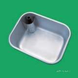 PLAND 610 X 457 X100 LARGE SELF RIMMED BOWL SS