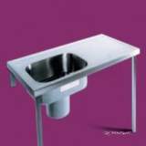 PLAND 1200 X 600 HTM64 LHD PLASTER SINK SS