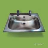 Pland Economy Inset Washbasin Ss