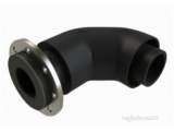Plx 90d Elbow Flange Transition 110-160x100nw