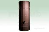 Polybutt 110l Oak Lid/tap/base 110wbo