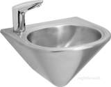 SISSONS G20476N TWO TAP HOLES WASH HAND BASIN SS