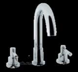 31.0107 PRADO LEVER 3 HOLE BATH FILLER CH