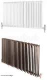 Quinn Adagio H Double Column 600x1400mm Qd3503b Black