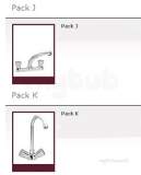 HEATRAE PACK J TWO HOLE MIXER TAP