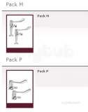 PACK P ELBOW BASIN TAPS-PAIR 970-299