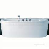 Ideal Standard Reprise Rond E2660 1700 X 800mm No Tap Holes Bath Wh