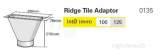 RITE VENT B-VENT RTA ALI FAB TERM 100MM