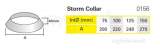 Schiedel 125 Dia Bvent Storm Collar