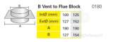 Rite Vent Rv To Flue Block Adap 100mm