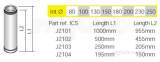 Ritevent Ics 130mm 1000mm Lgth J2101130