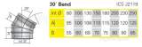 RITEVENT ICS 130MM 30DEG BEND J2119130