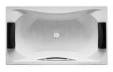 ROCA BECOOL 1800MM X 900MM NO TAP HOLES D/ENDED BATH WH