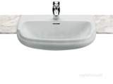 Roca Dama 650 X 515mm One Tap Hole S/r Basin White