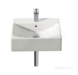 Roca Diverta 470 X 440 One Tap Hole Vanity Or W/h Basin Wh