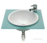 Roca Foro 360mm In Countertop Basin White