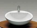 Roca Fontana 600mm One Tap Hole W/h Or On Countertop Basin Wh