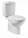 Roca Laura C/c Cistern 6l White C/w Chr Lever