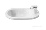 Roca Meridian-n 600 X 340mm One Tap Hole In Countertop Basin Wh