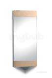 Roca Giralda Corner Mirrored Cabinet Metallic
