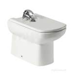 Roca Senso Floor Standing One Tap Hole Bidet White