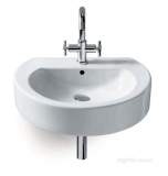 Roca Happening 580 X 490mm One Tap Hole Basin White