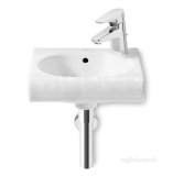 ROCA MERIDIAN-N COMPACT 350 ONE TAP HOLE C/R BASIN RIGHT HAND WH