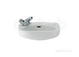 Roca Ibis 440 X 310mm No Tap Holes Cloakroom Basin White