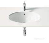 Roca Grand Berna 620mm Under Countertop Basin Wh