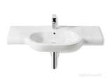 Roca Meridian-n 1000 X 460mm One Tap Hole W/h Basin Wh