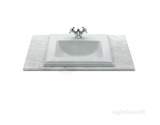 Roca New Classical 580mm One Tap Hole In Countertop Basin Wh