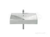 ROCA DIVERTA 750 X 440 ONE TAP HOLE VANITY OR W/H BASIN WH