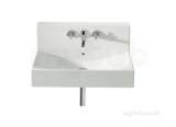 ROCA DIVERTA 750 X 450 3TH W/H OR COUNTERTOP BASIN WH