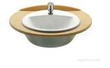 Roca Rodeo 520 X 410mm One Tap Hole In Countertop Basin White