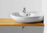 ROCA SENSO COMPACT 680MM ONE TAP HOLE CNR BASIN RIGHT HAND WH