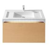 ROCA STRATUM 900MM ONE TAP HOLE VANITY OR W/H BASIN WH