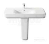 Roca Senso Square 1000 X 475mm One Tap Hole Basin White