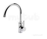 Roca Targa Kitchen Mixer C/w Swivel Spout Chr