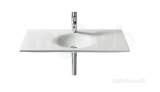 ROCA KALAHARI 1000MM ONE TAP HOLE VANITY OR W/H BASIN WH